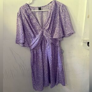 SHEIN Purple Floral dress